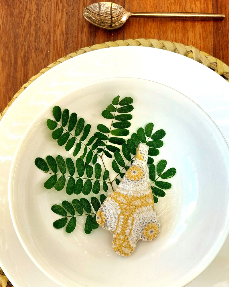 Upcycled Fabric Garland Ornament