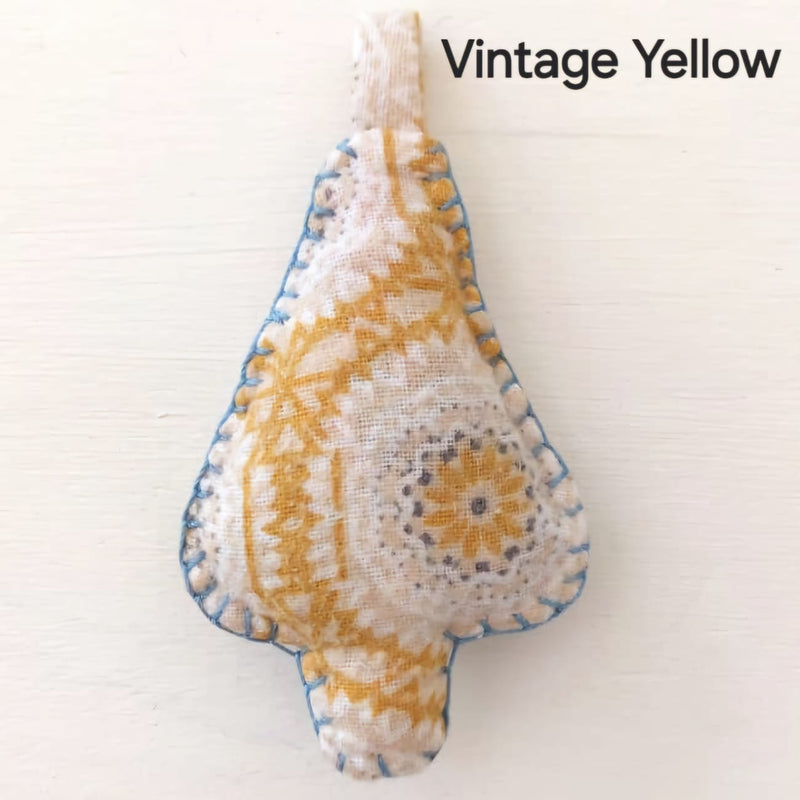 Upcycled Fabric Garland Ornament