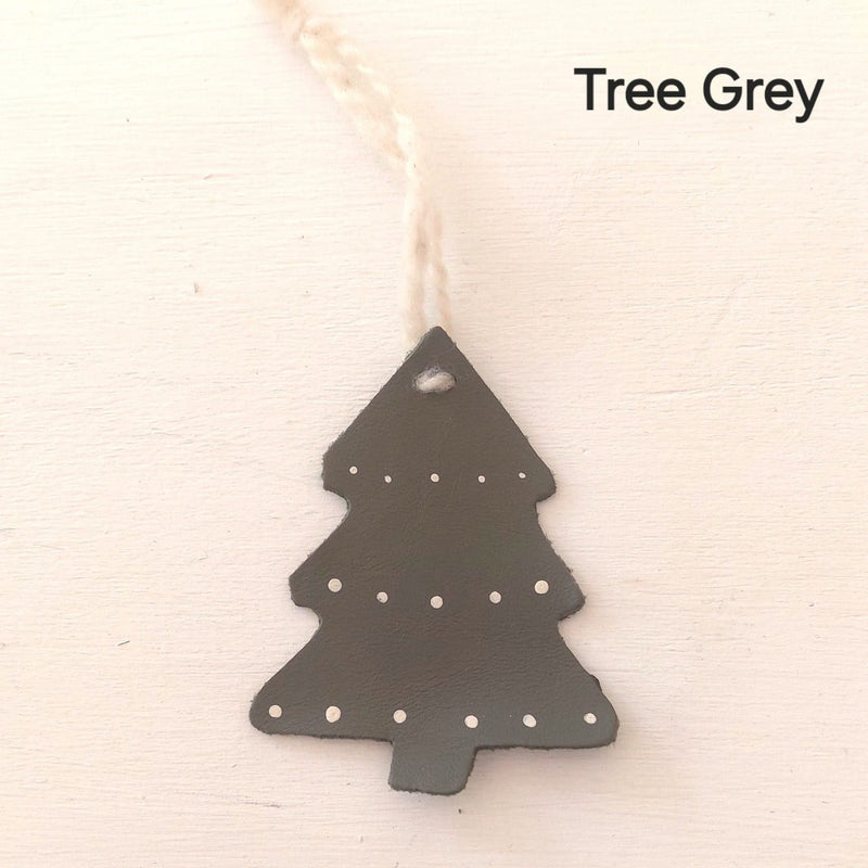 Upcycled Leather Ornament