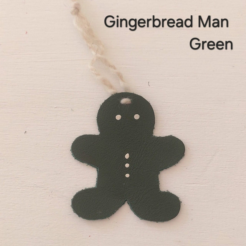 Upcycled Leather Ornament