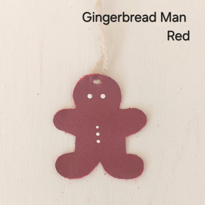 Upcycled Leather Ornament