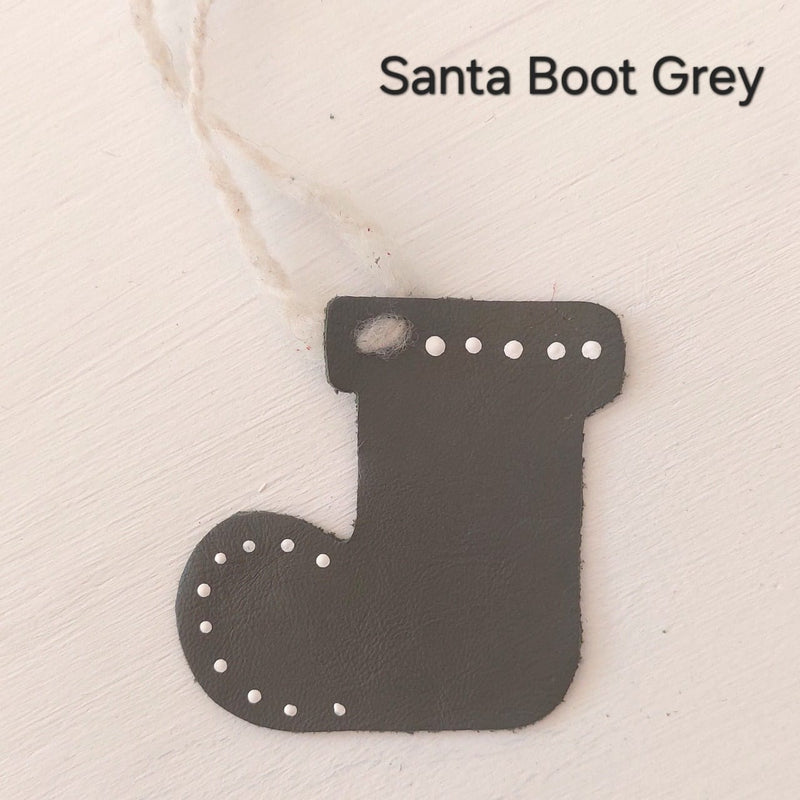 Upcycled Leather Ornament