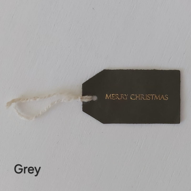Upcycled Leather Gift Tag