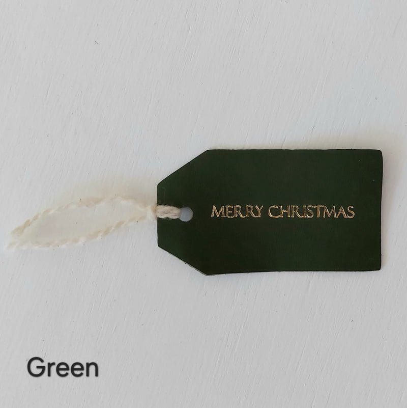 Upcycled Leather Gift Tag