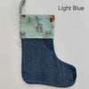 Upcycled Fabric Christmas Stocking