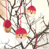 Wooden Santa Ornament